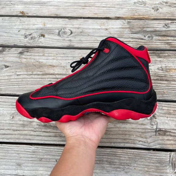 Men Nike Air Jordan Pro Strong Bred Basketball Shoes Sneakers - Picture 4 of 8